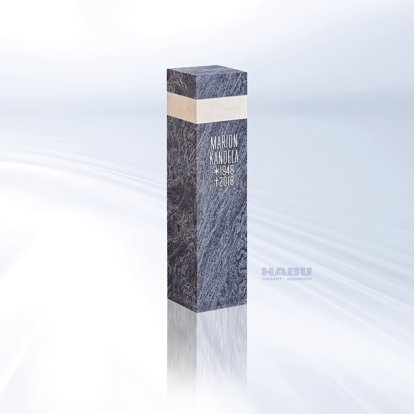 ModelI-Nr. Stele mit Einleger